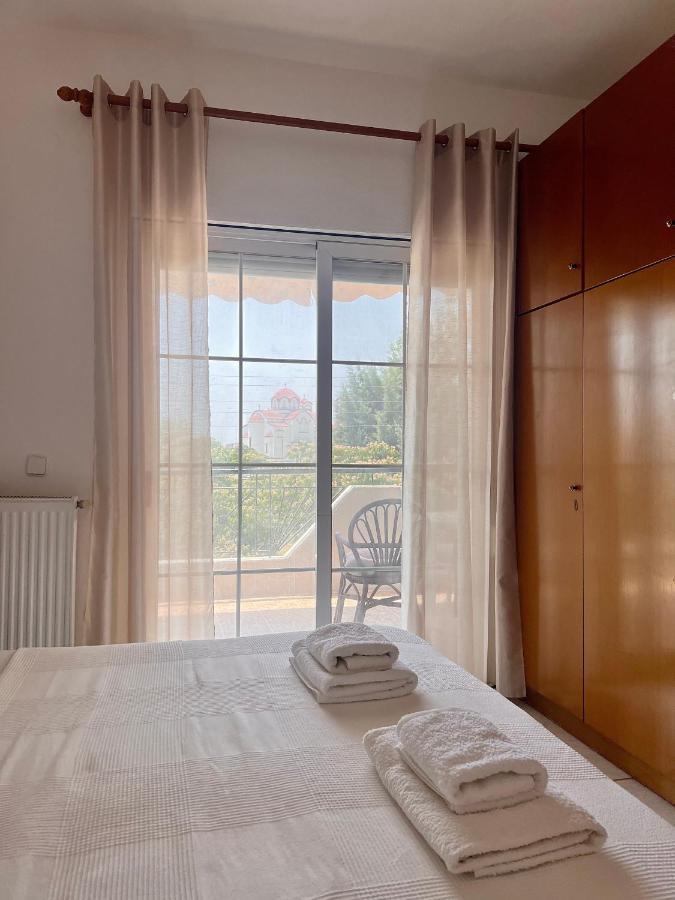 Dimitra House Entire Apartment With Balcony And View Pherrai Ngoại thất bức ảnh