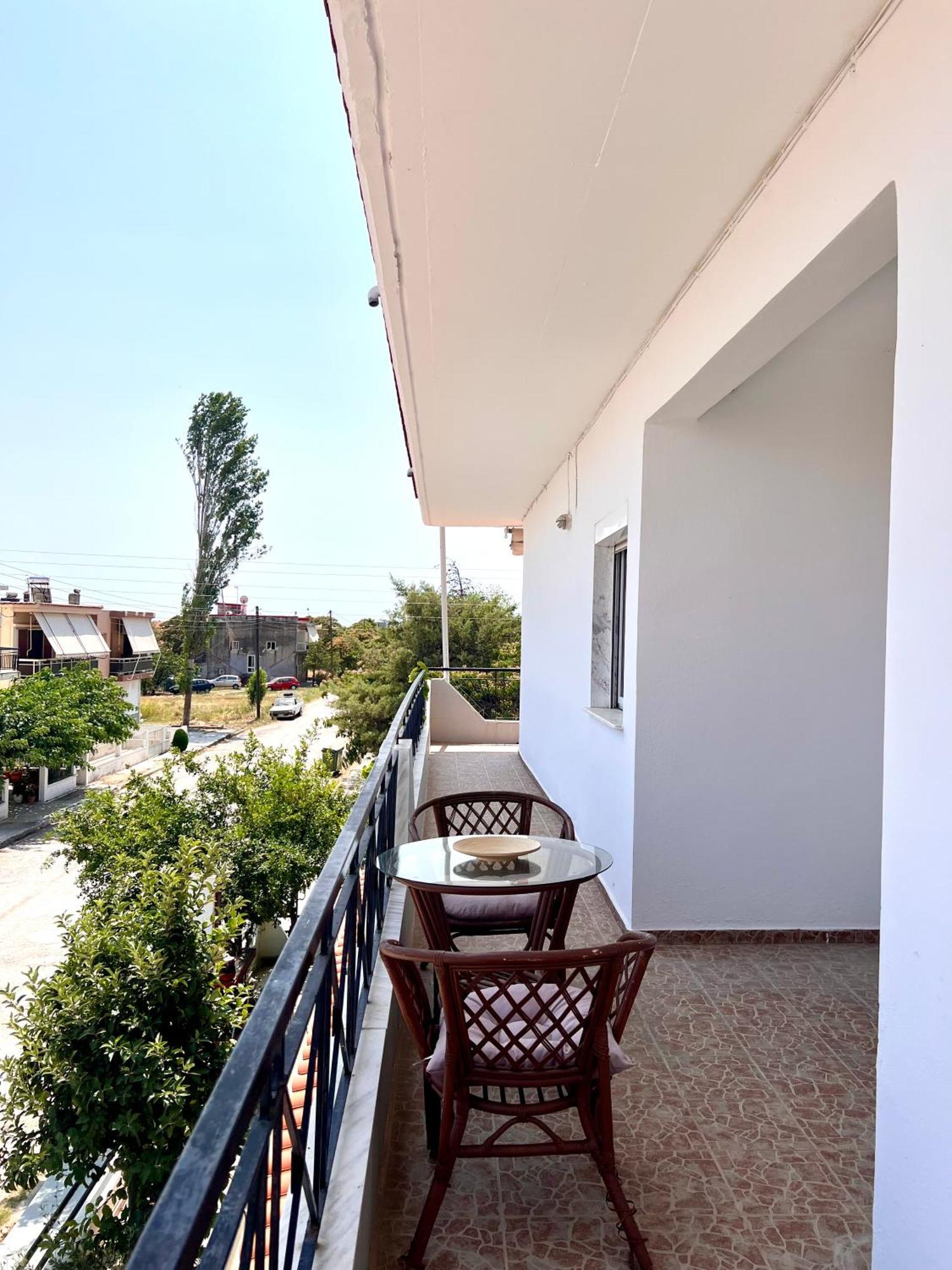 Dimitra House Entire Apartment With Balcony And View Pherrai Ngoại thất bức ảnh